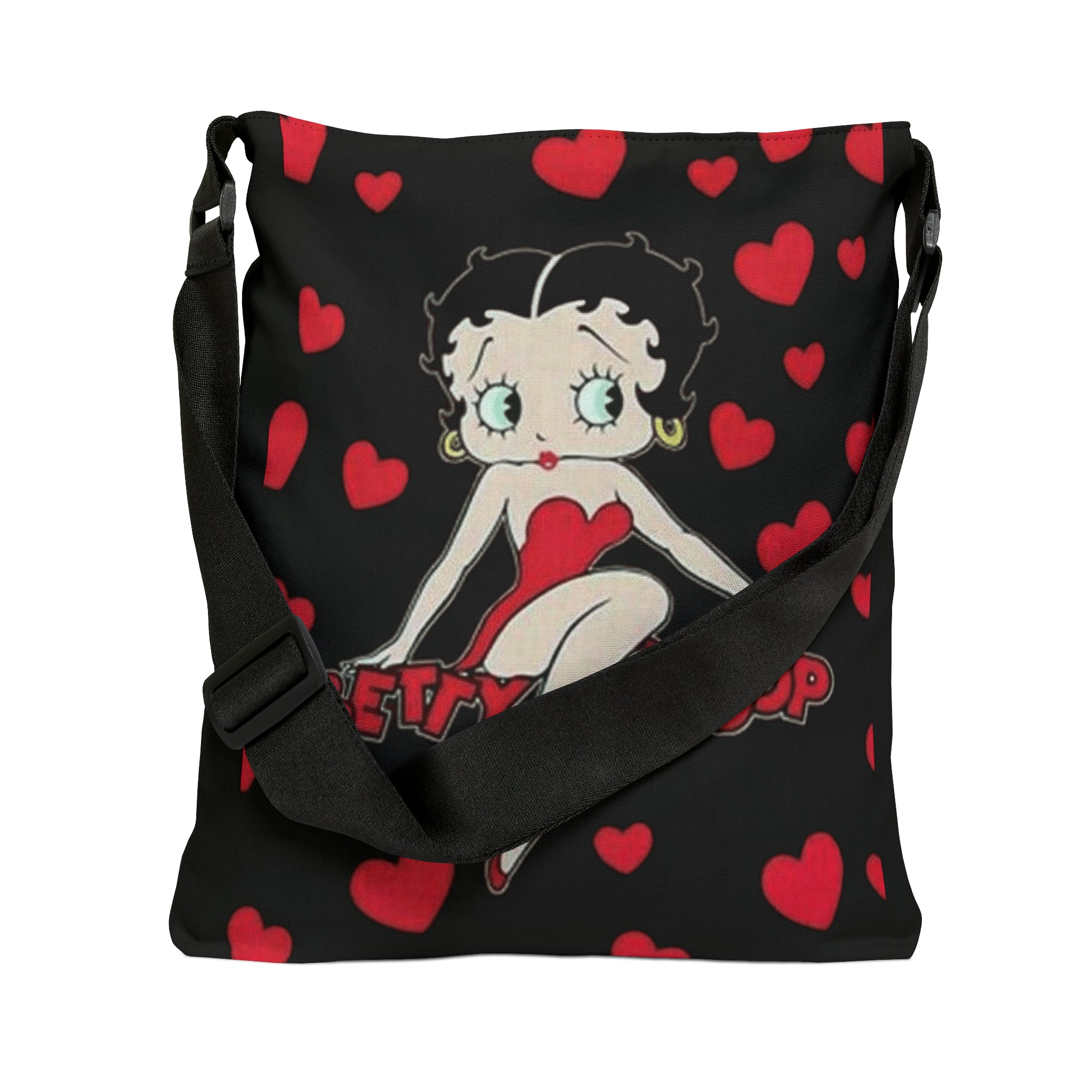 Betty Boop Adjustable Tote Bag (AOP) - IGZ Clothing 