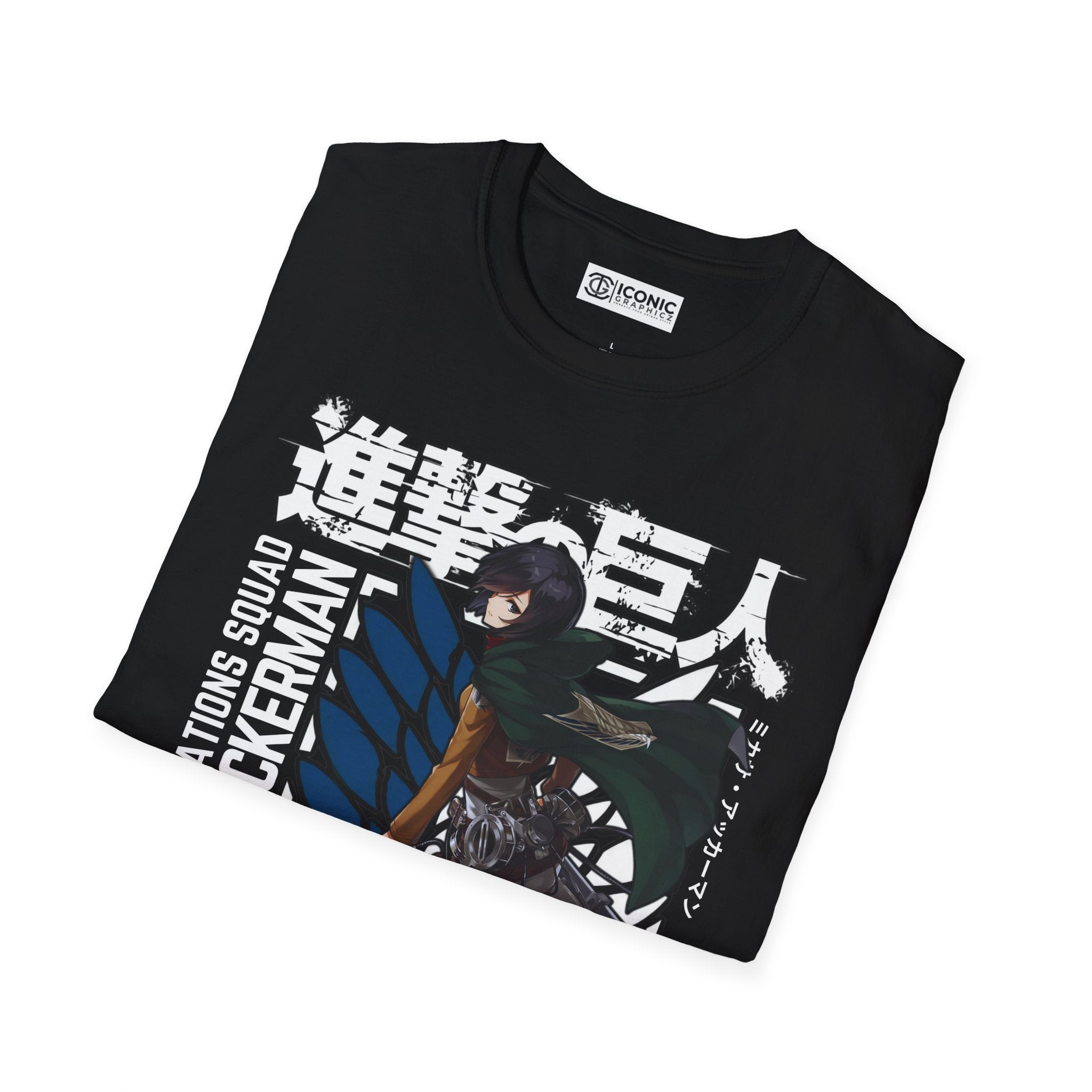 Mikasa Unisex Softstyle T-Shirt - IGZ Clothing 