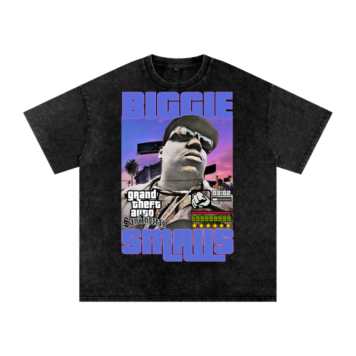 Biggie Acid Wash Oversize T-Shirt