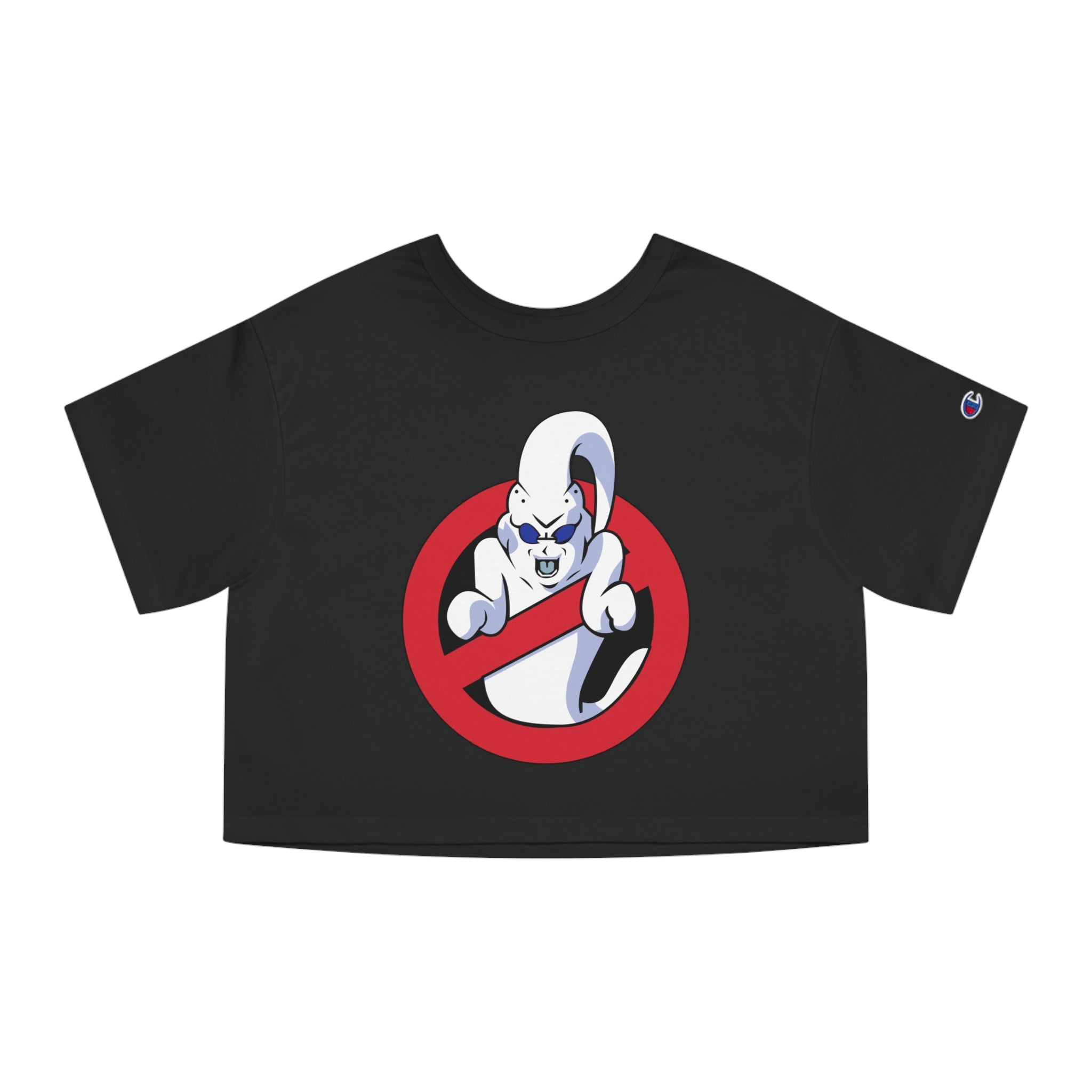 Majin Boo Ghost Champion Women's Heritage Cropped T-Shirt - IGZ Clothing 