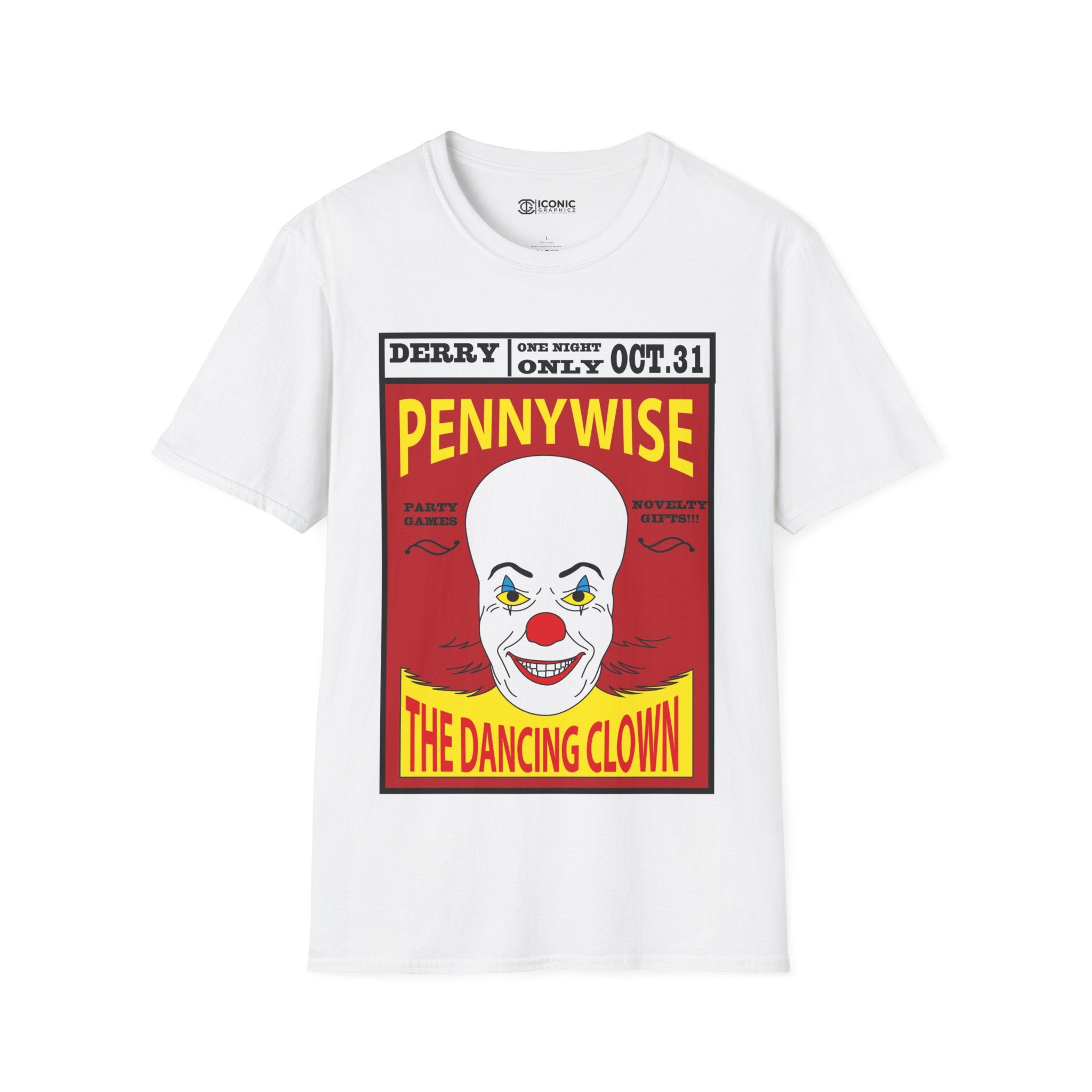 Pennywise Unisex Softstyle T-Shirt - IGZ Clothing 