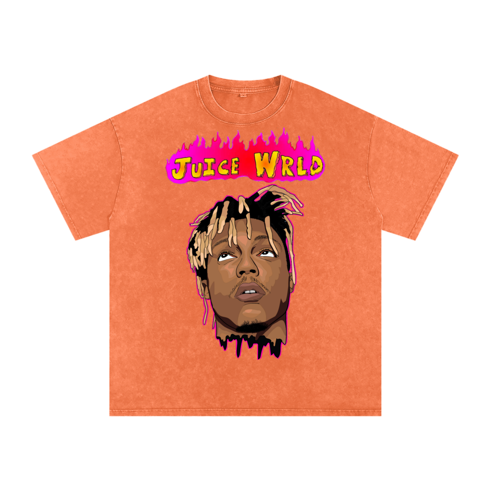 Juice WRLD Acid Wash Oversize T-Shirt