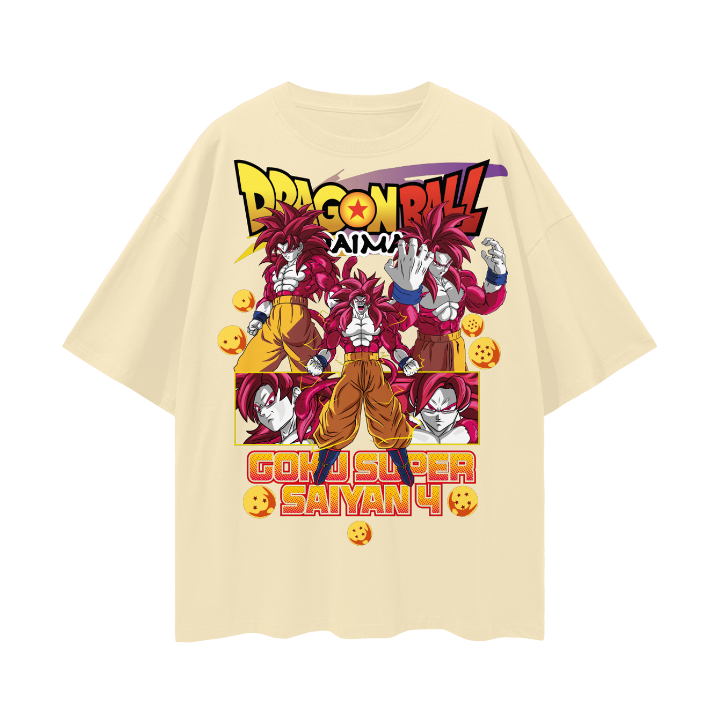 Goku Dragon ball Daima Oversize Deep Drop Shoulder Tee