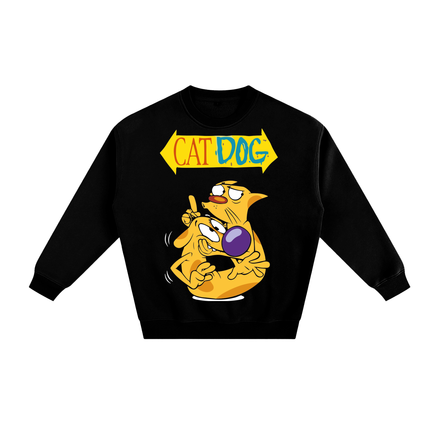 Cat Dog Fleeced Sweatshirt