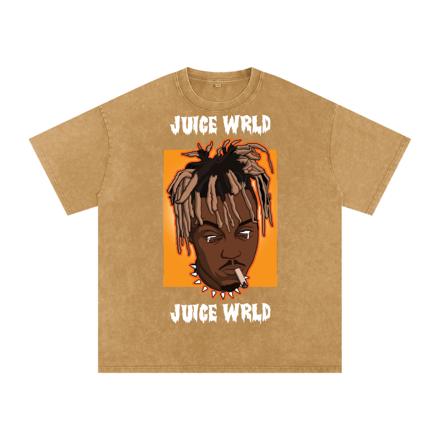 Juice Wrld Acid Wash Oversize T-Shirt