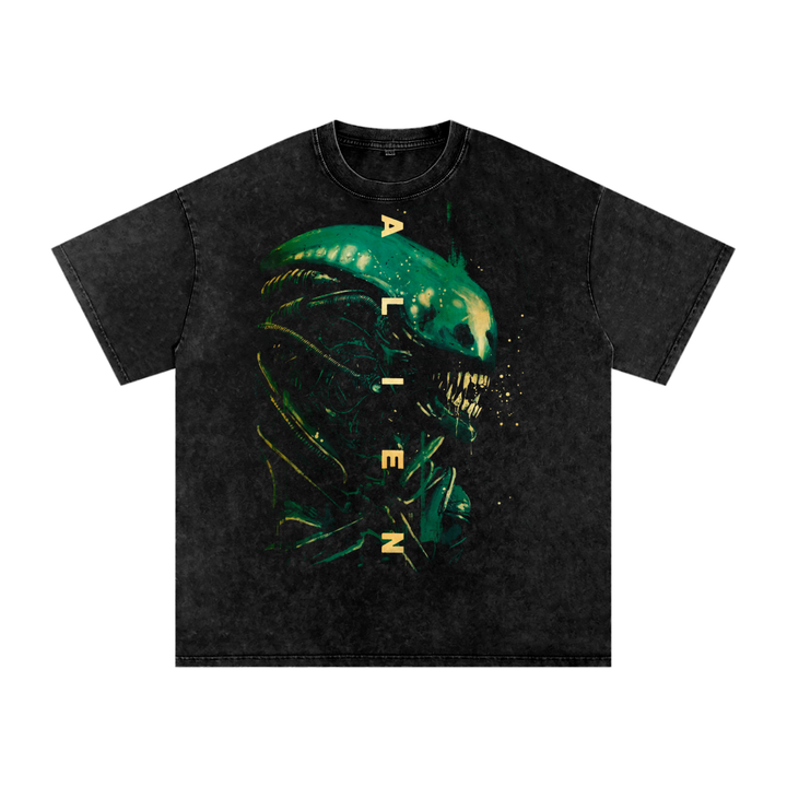 Alien Acid Wash Oversize T-Shirt
