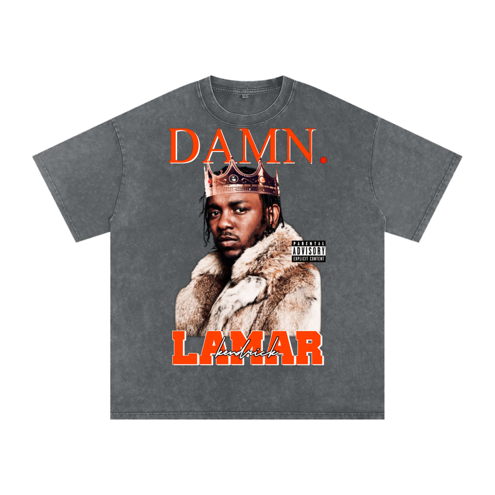 Kendrick Lamar Acid Wash Oversize T-Shirt