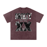 Chris Brown Breezy Bowl Acid Wash Oversize T-Shirt