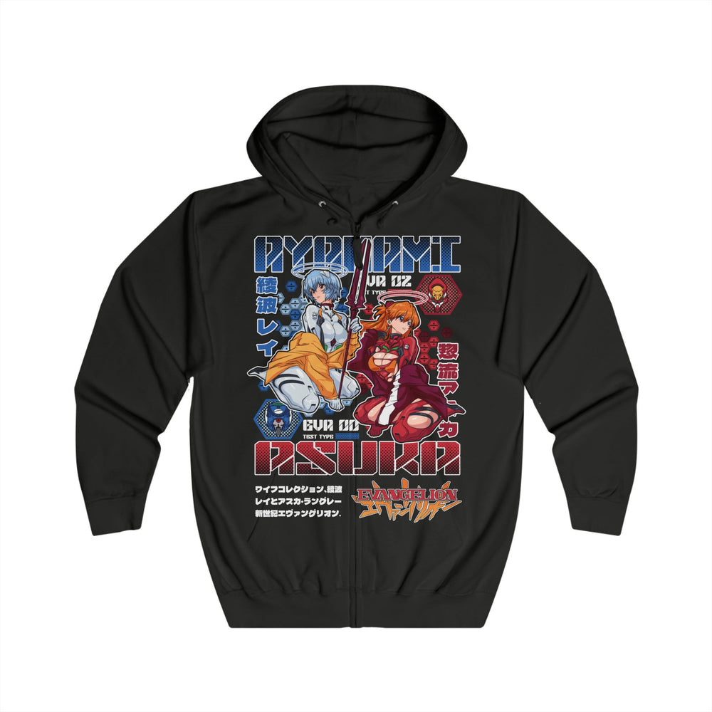 Asuka Evangelion Unisex Full Zip Hoodie
