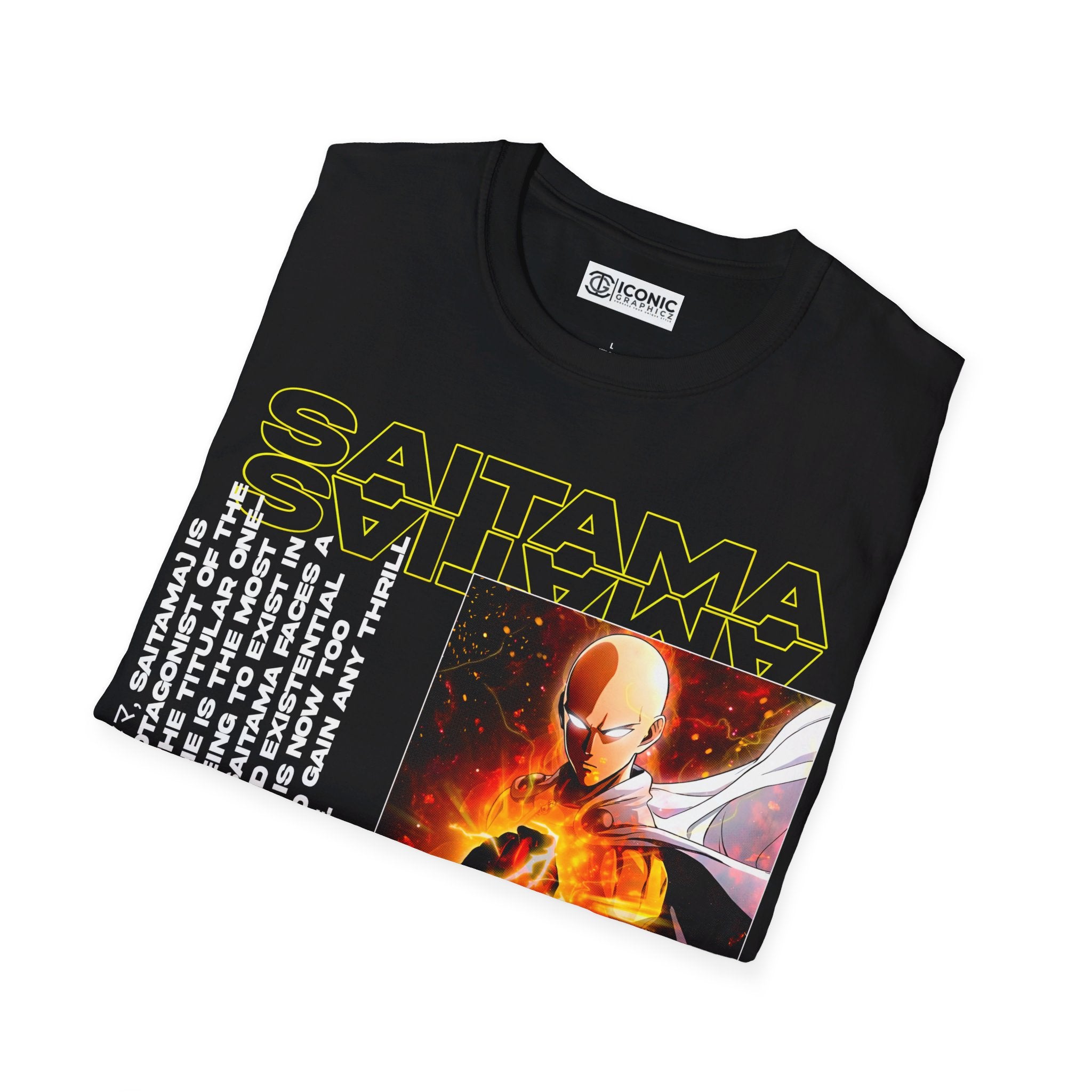 Saitama Unisex Softstyle T-Shirt - IGZ Clothing 