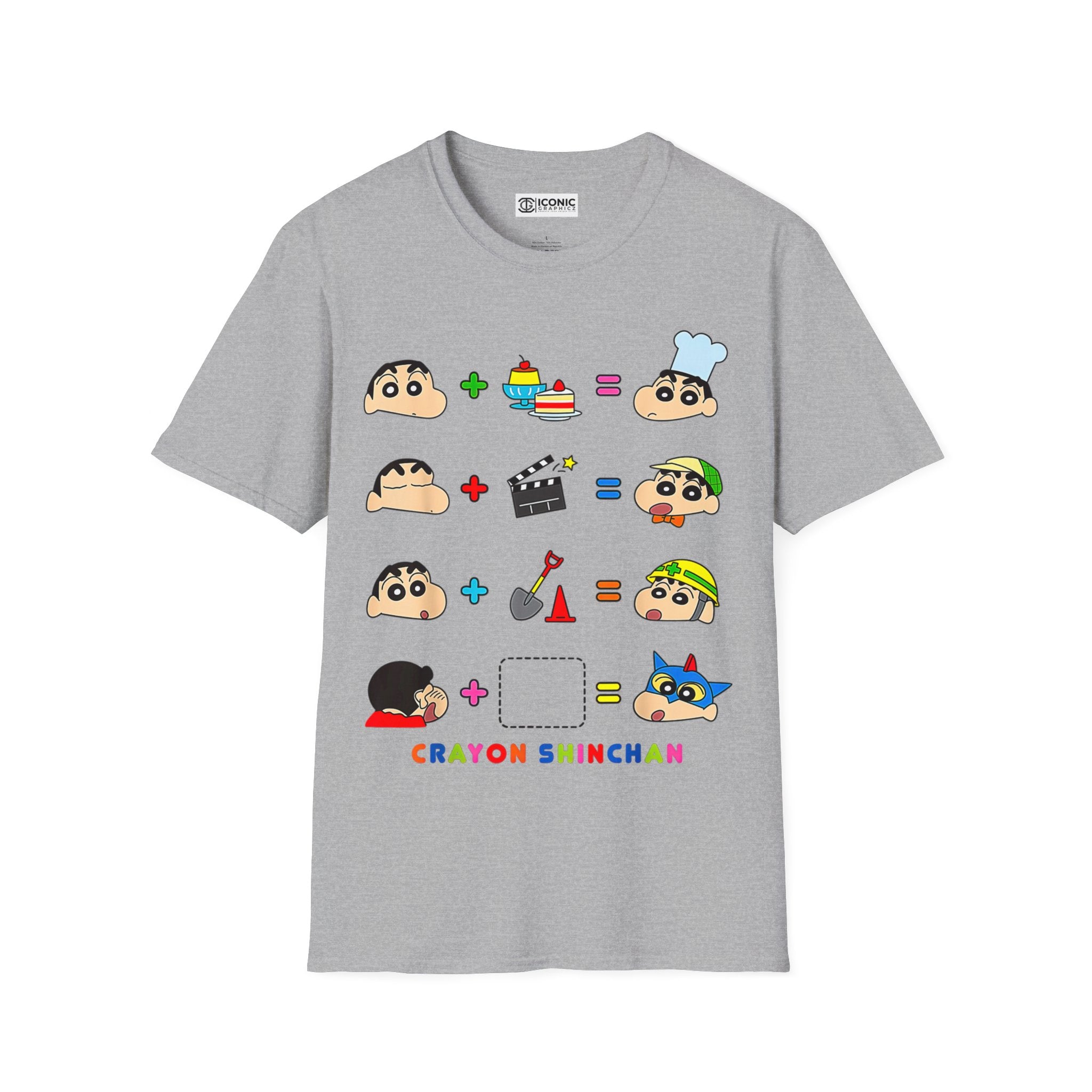 Shinchan Unisex Softstyle T-Shirt - IGZ Clothing 