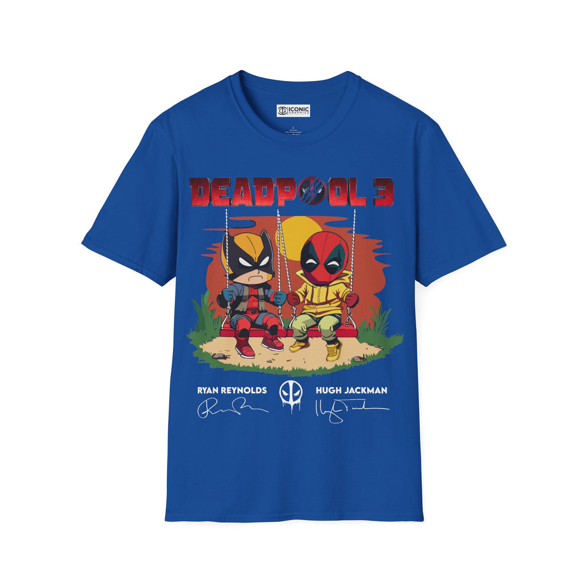 Deadpool and Wolverine Unisex Softstyle T-Shirt - IGZ Clothing 