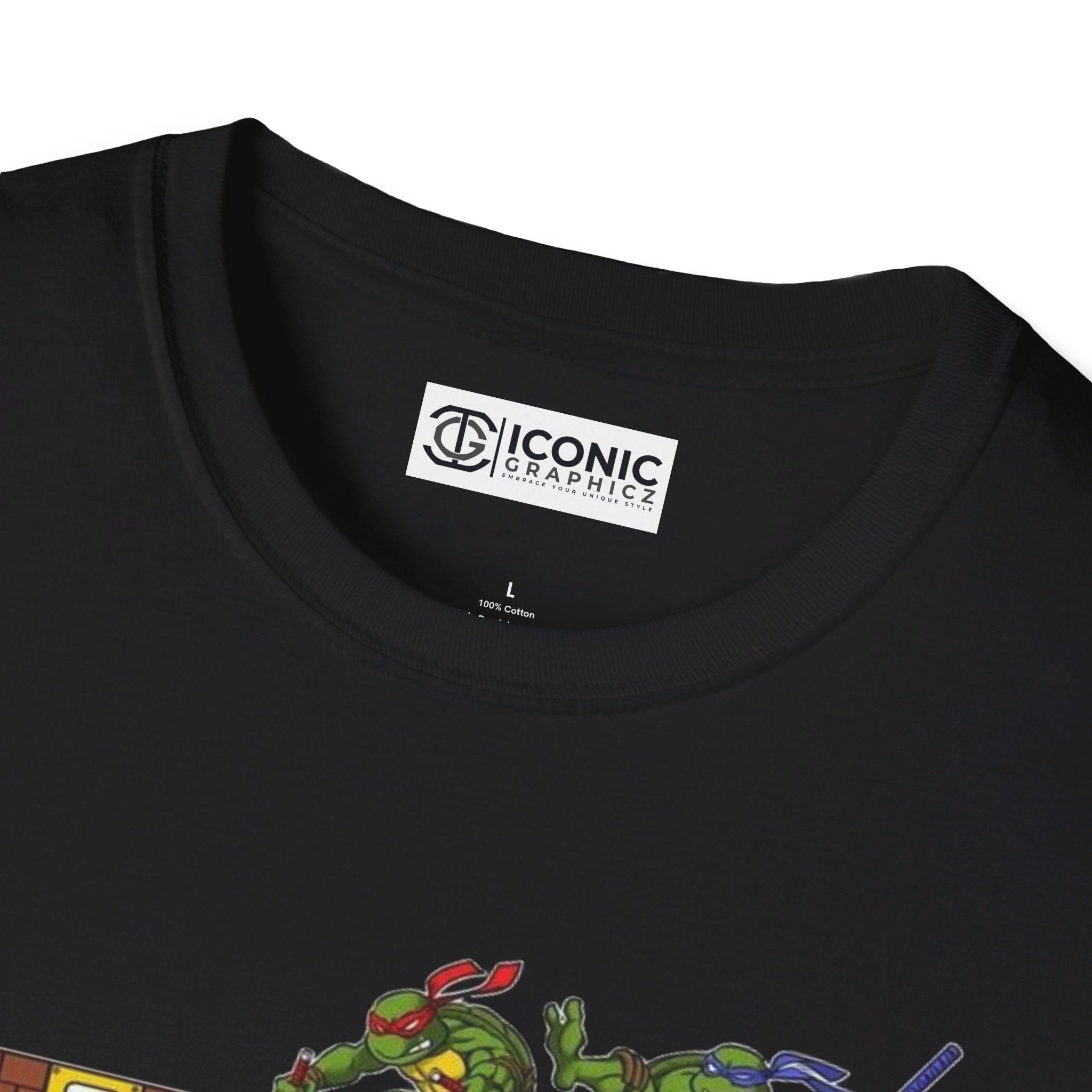 TMNT and Mario Unisex Softstyle T-Shirt - IGZ Clothing 