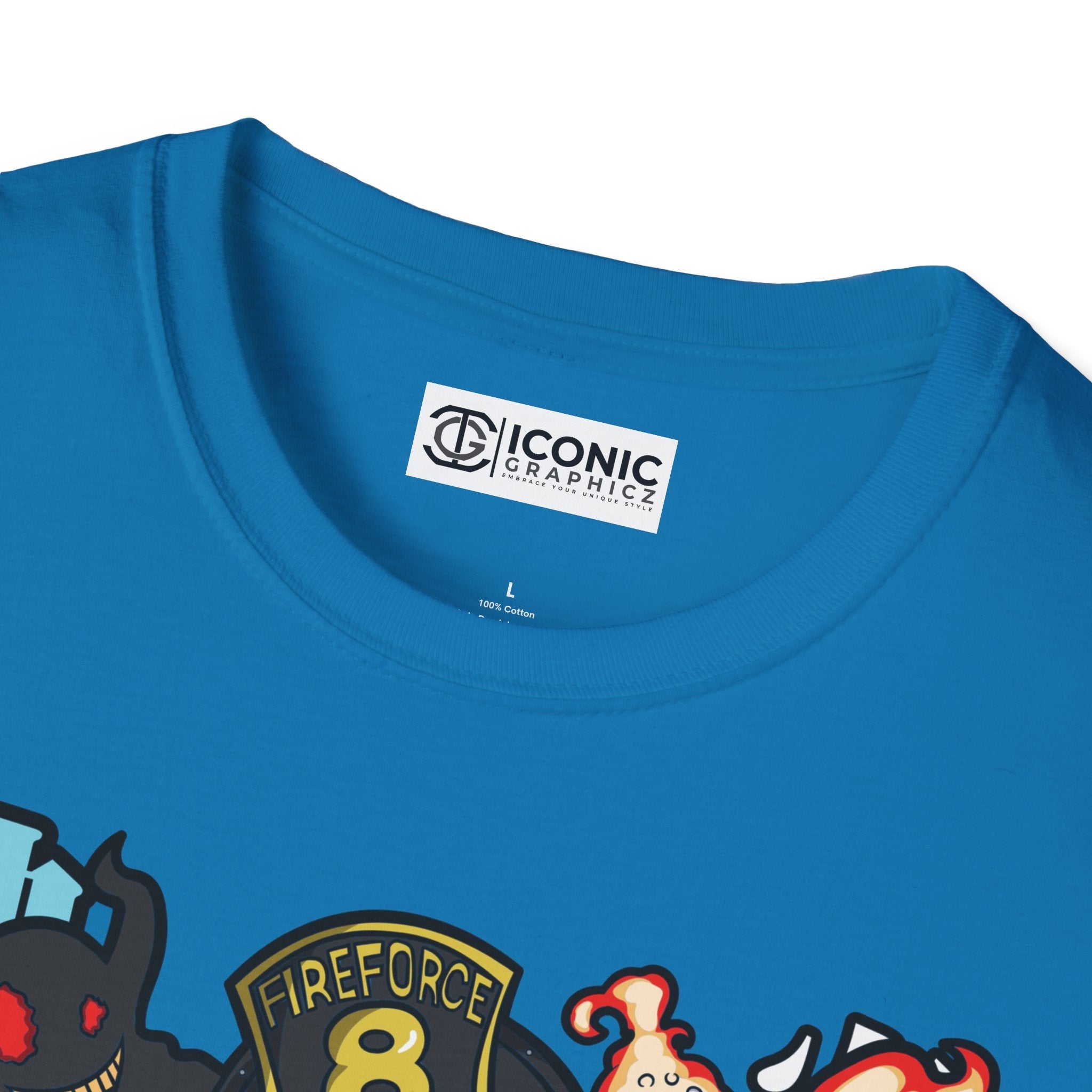 Shinra Fire Forcet T-Shirt Printify
