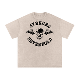 Avenged Sevenfold Acid Wash Oversize T-Shirt