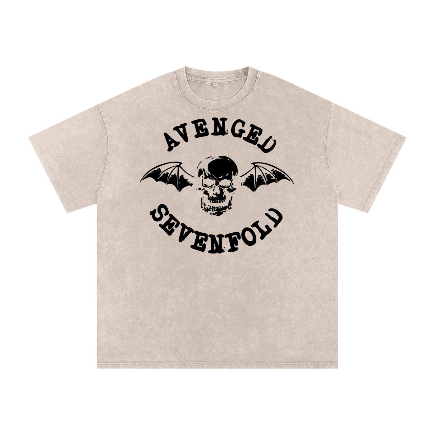 Avenged Sevenfold Acid Wash Oversize T-Shirt
