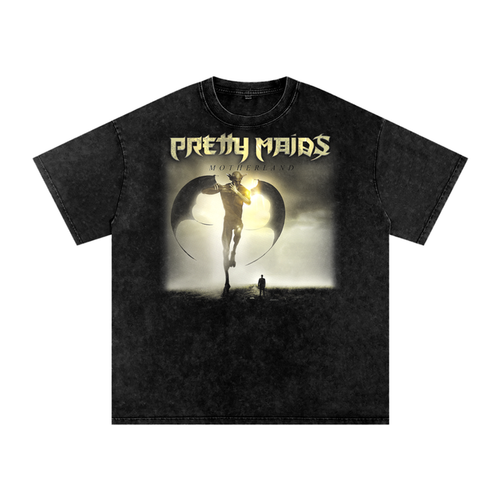 Pretty Maids Acid Wash Oversize T-Shirt