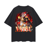 Natsu Fairy Tail Oversize Deep Drop Shoulder Tee