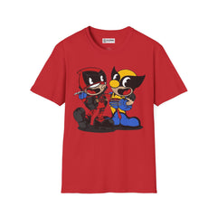 Deadpool and Wolverine Unisex Softstyle T-Shirt