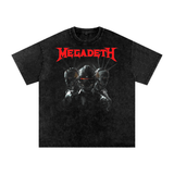 Megadeth Acid Wash Oversize T-Shirt