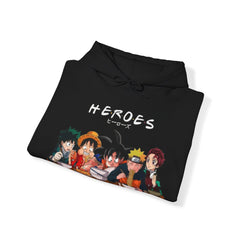 Anime Heros Unisex Heavy Blend™ Hooded Sweatshirt - IGZ Clothing 