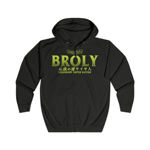 Broly Dragonball Z Unisex Full Zip Hoodie