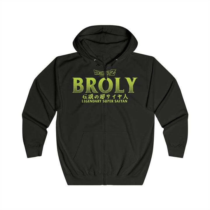 Broly Dragonball Z Unisex Full Zip Hoodie