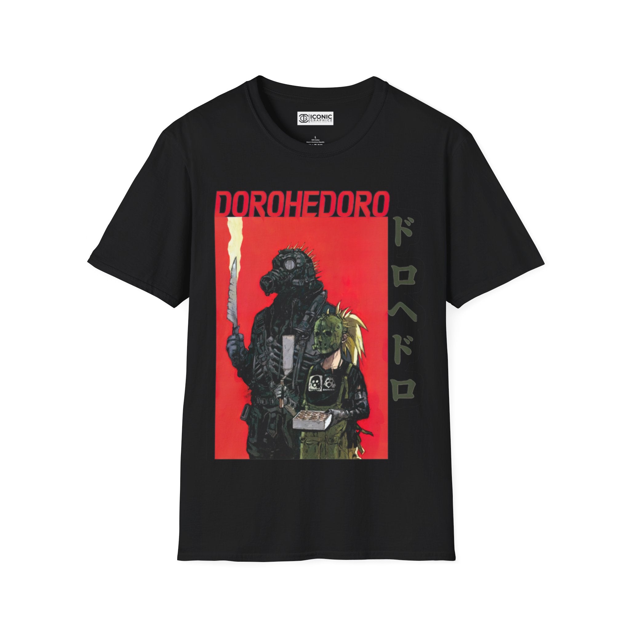 Dorohedoro Kaiman and Nikaido Unisex Softstyle T-Shirt - IGZ Clothing 