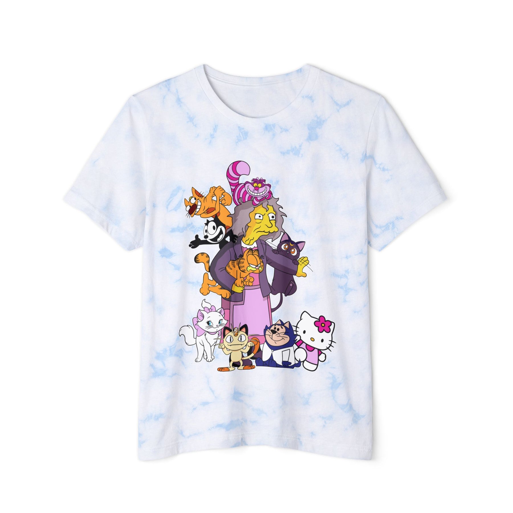 Cat Lady Tie-Dye T-Shirt