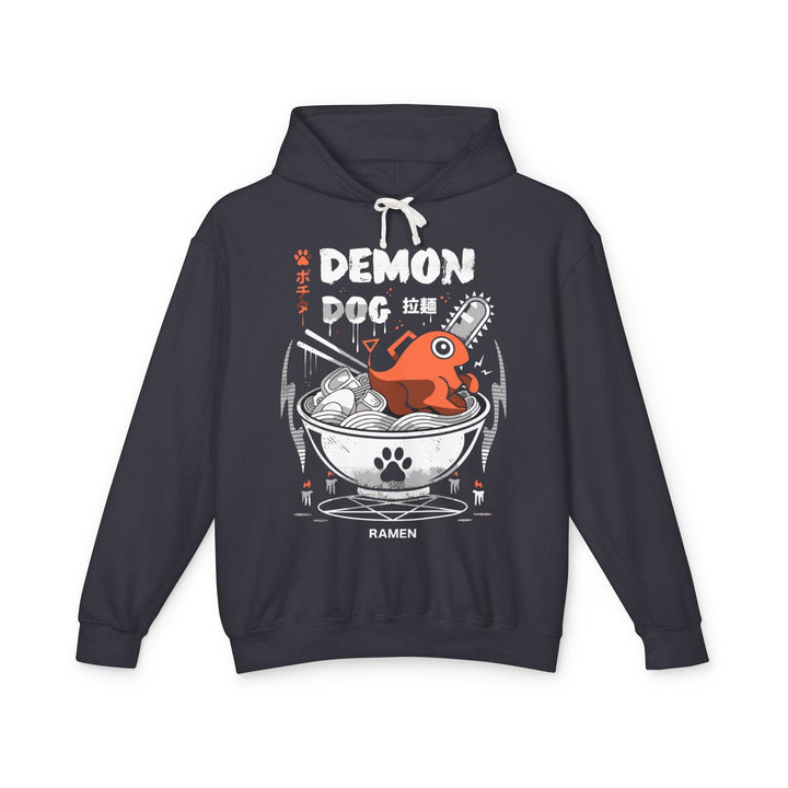 Pochita Lightweight Hooded Sweatshirt Printify