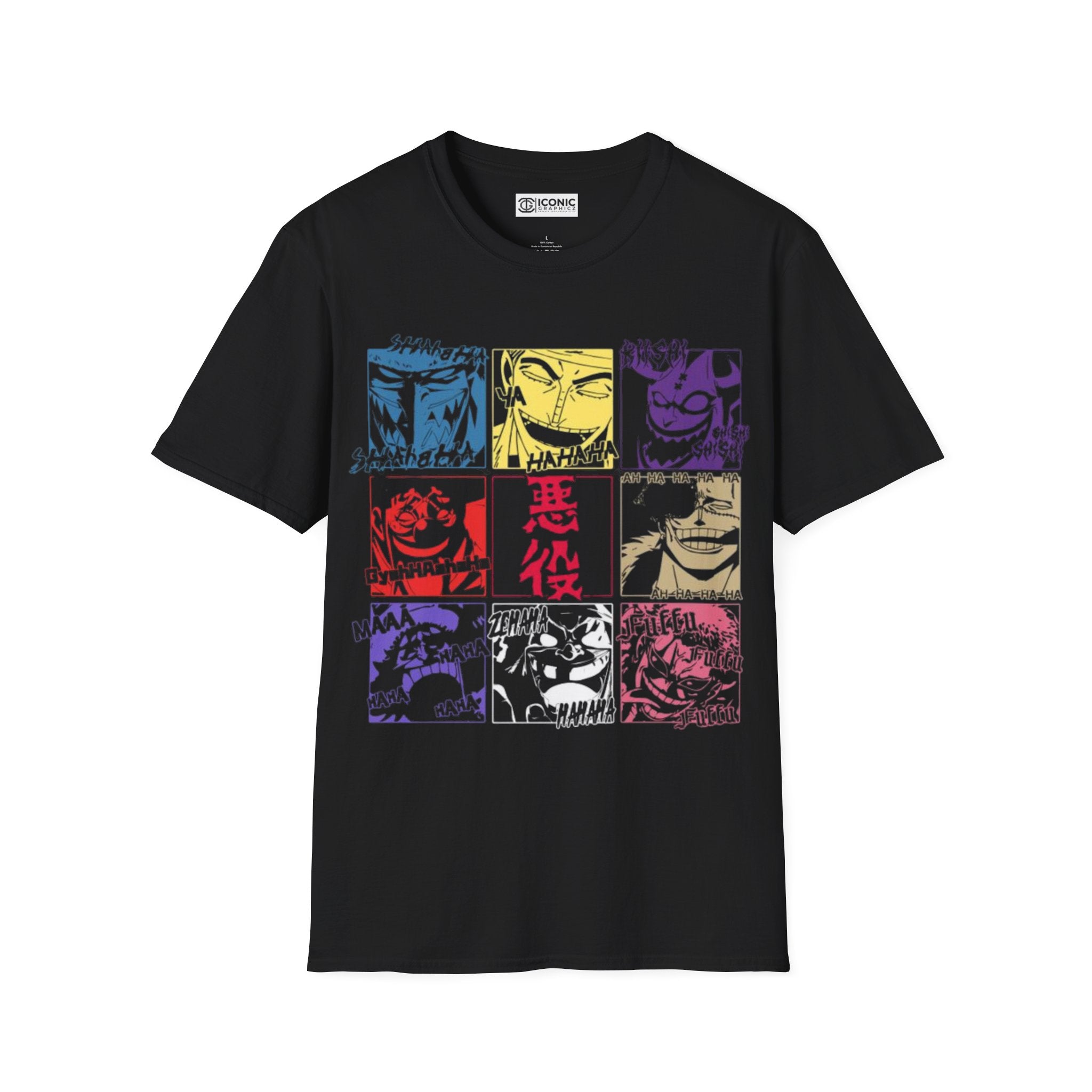 One Piece Villains Unisex Softstyle T-Shirt - IGZ Clothing 