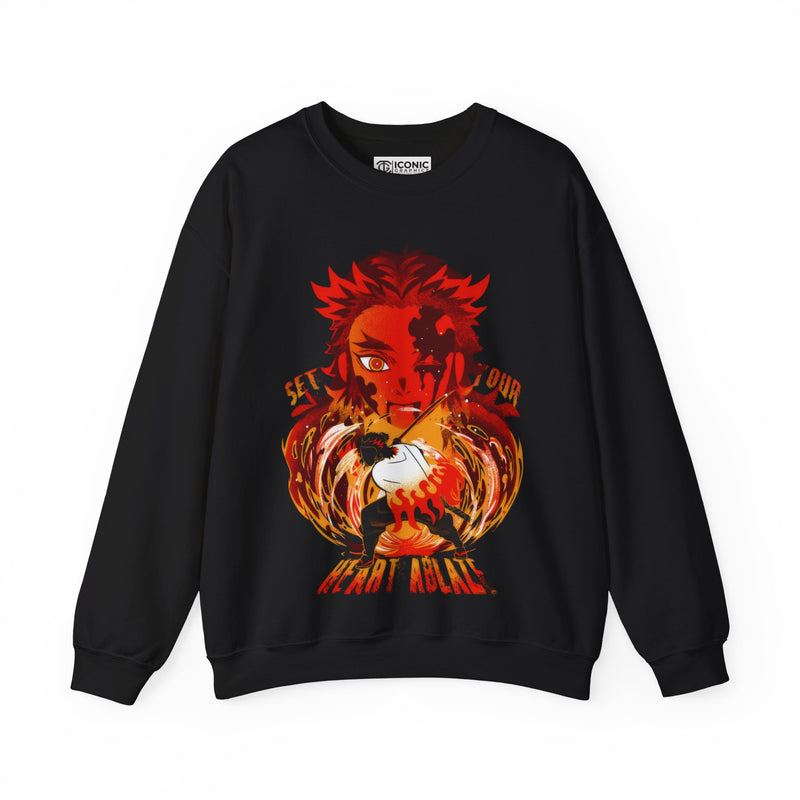 Rengoku Unisex Heavy Blend™ Crewneck Sweatshirt