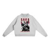 Sakamoto Days Essential Fleece Mid-Neck Crew Sweatshirt