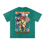 Naruto Shippuden Acid Wash Oversize T-Shirt