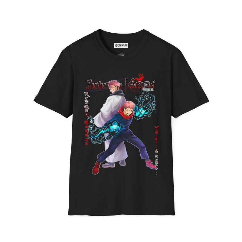 Sukuna and Yuji Unisex Softstyle T-Shirt - IGZ Clothing 