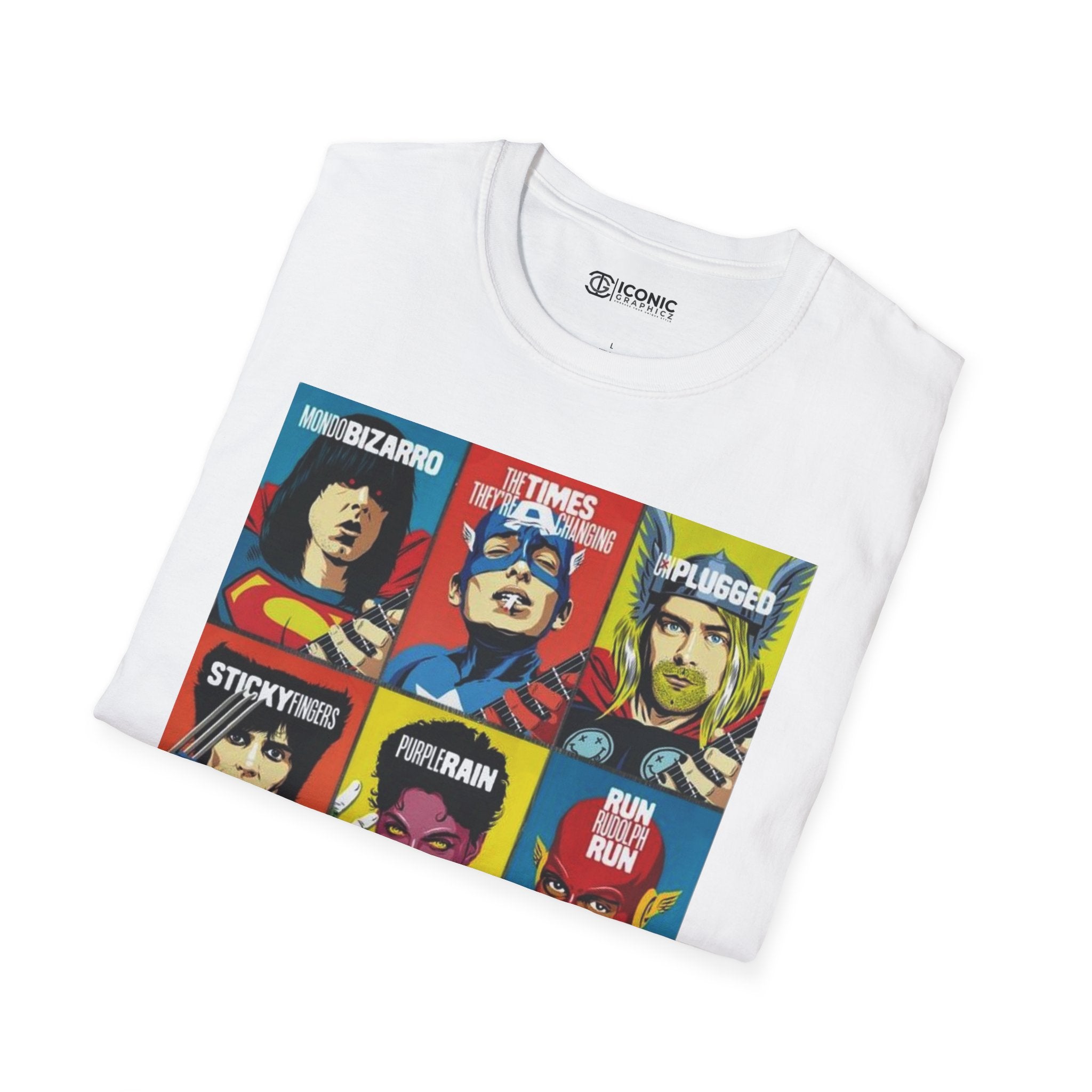 Dc and Marvel rockers T-Shirt