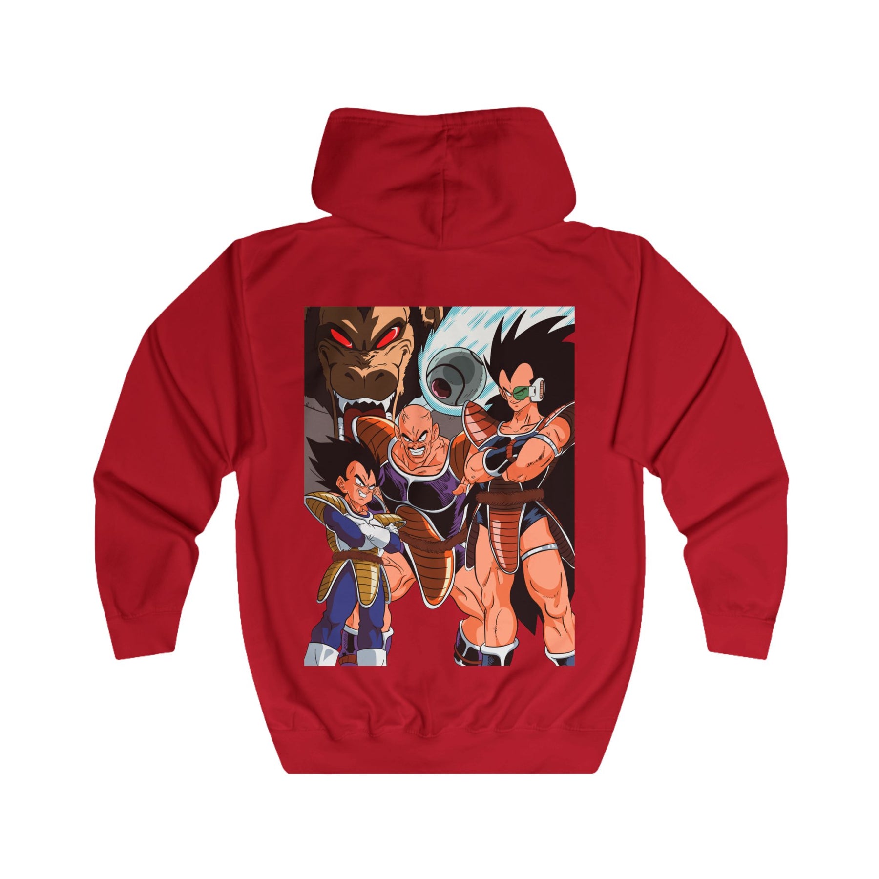 Vegeta DragonBall Z Unisex Full Zip Hoodie