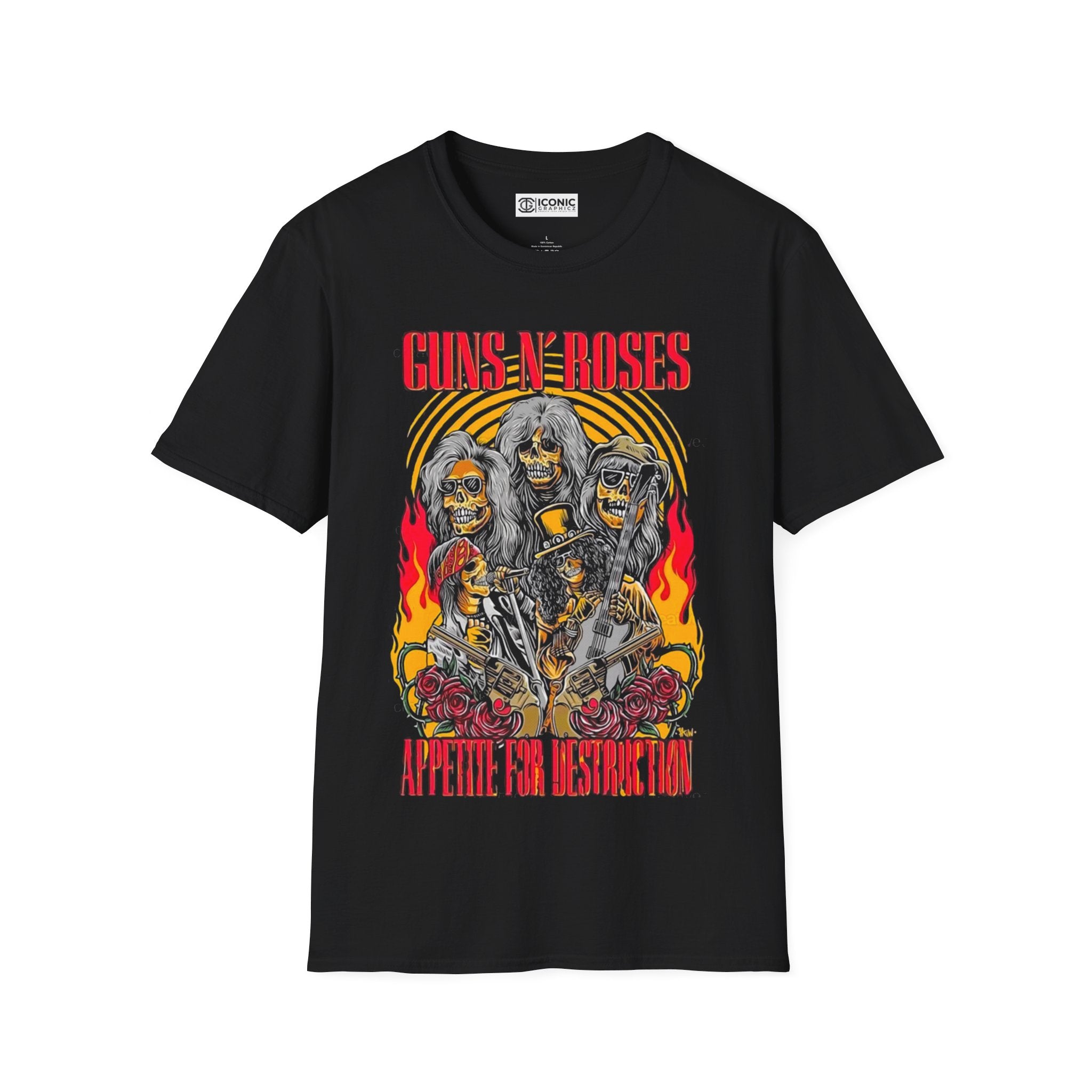 Guns N' Roses Unisex Softstyle T-Shirt - IGZ Clothing 