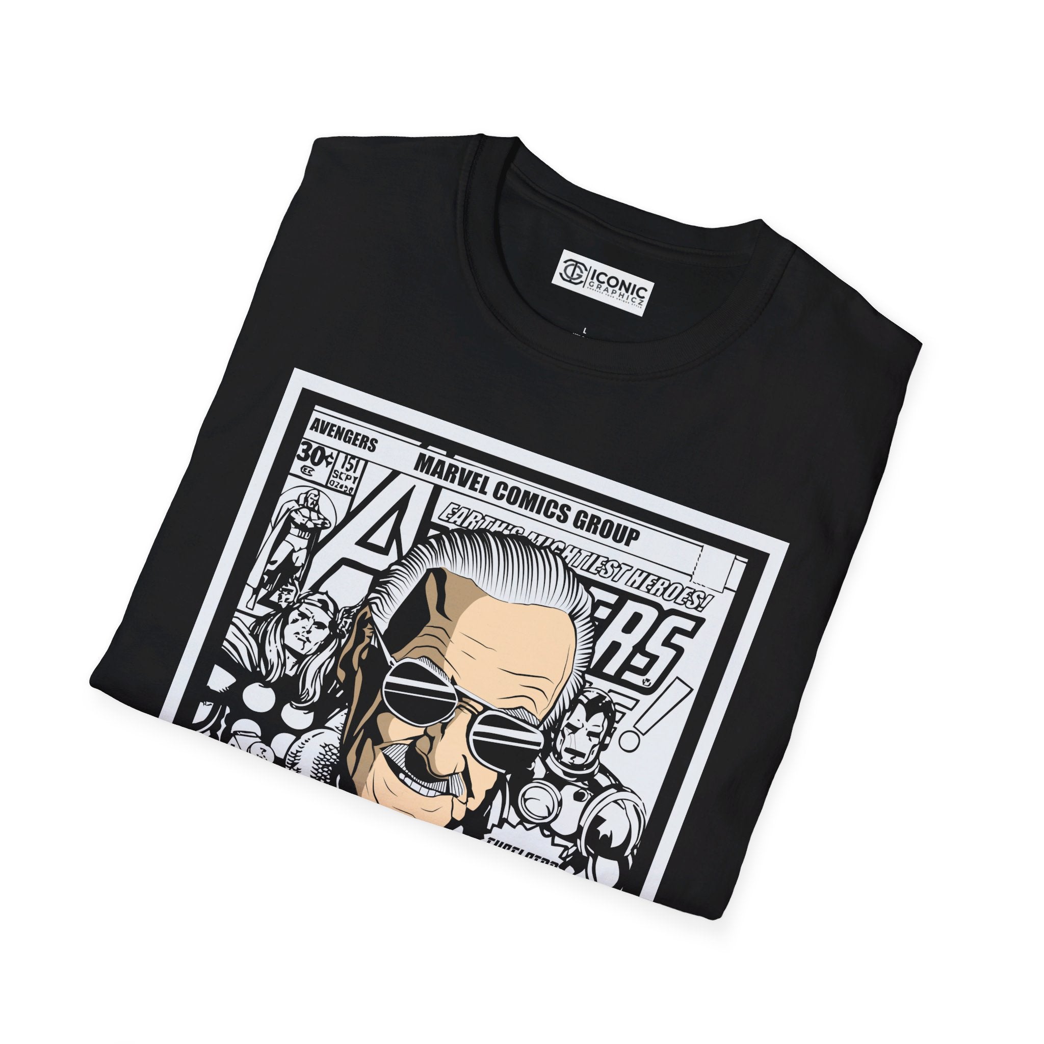 Stan Lee Unisex Softstyle T-Shirt - IGZ Clothing 