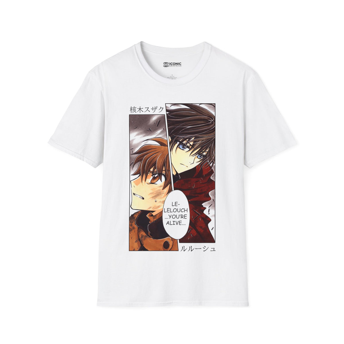 Lelouch Unisex Softstyle T-Shirt - IGZ Clothing 