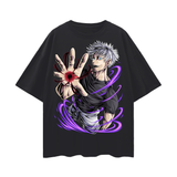 Gojo Jujitsu Kaisen Oversize Deep Drop Shoulder Tee