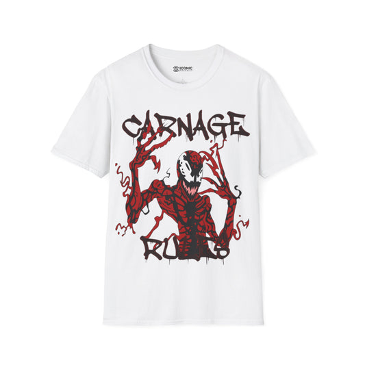 Carnage Unisex Softstyle T-Shirt - IGZ Clothing 