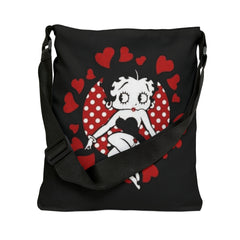 Betty Boop Adjustable Tote Bag (AOP) - IGZ Clothing 