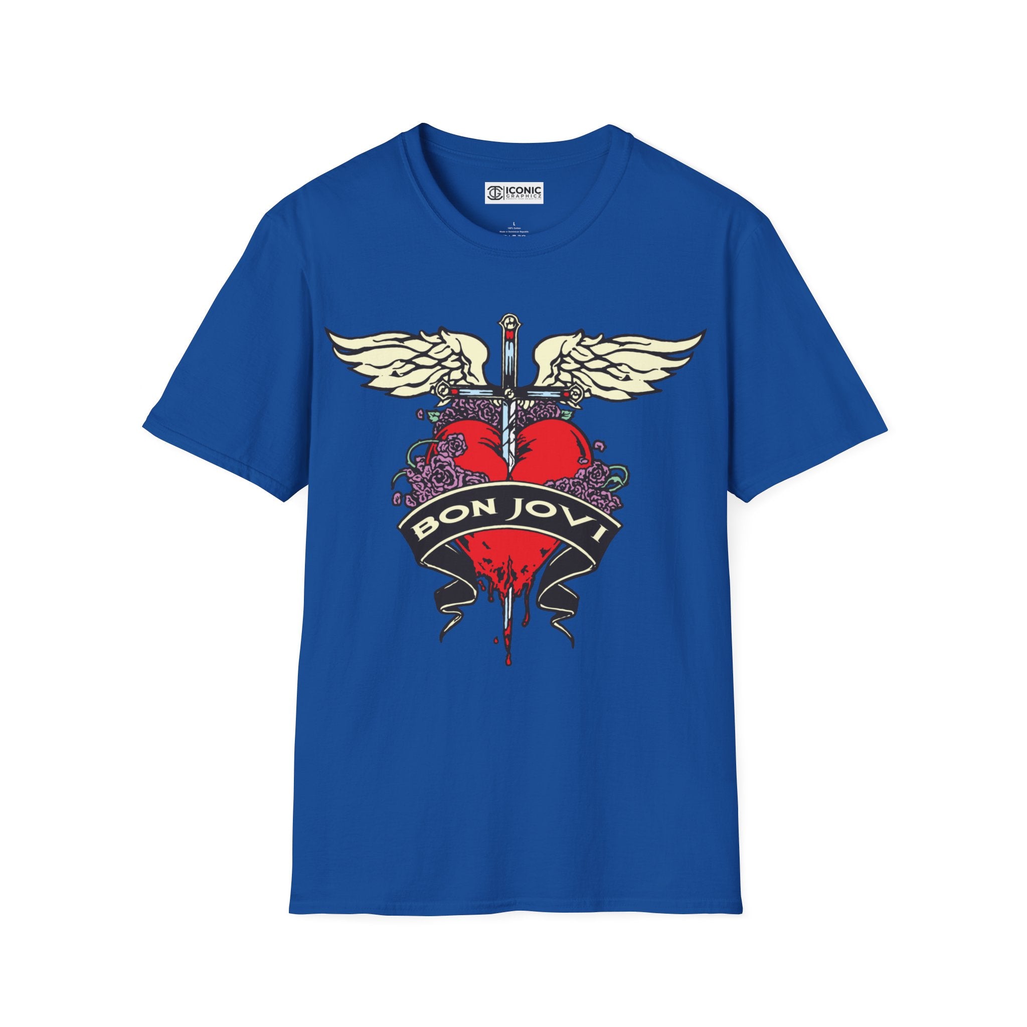 Bon Jovi Unisex Softstyle T-Shirt - IGZ Clothing 