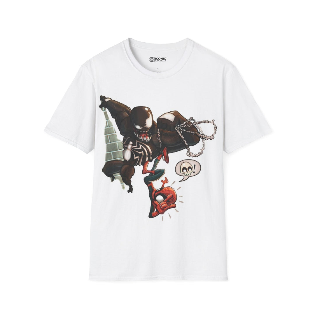 Venom & Spider-man Unisex Softstyle T-Shirt - Premium T-Shirt from - Just $26! Shop now at IGZ Clothing 