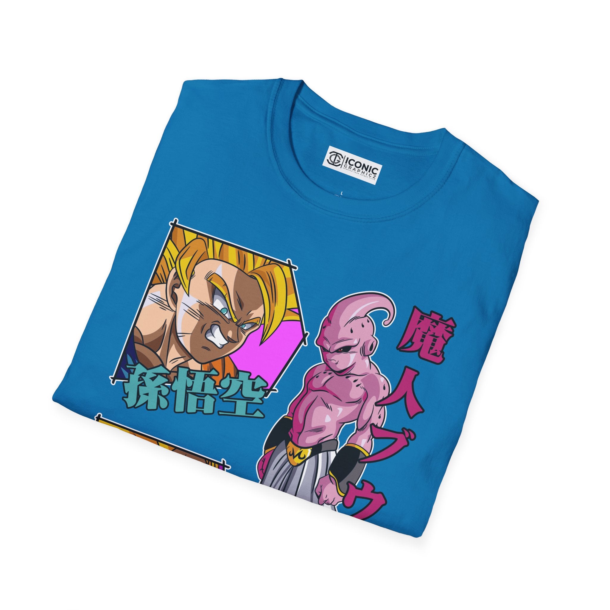 Goku and Vegeta vs Majin Buu Dragonball T-Shirt