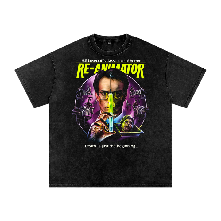 Re-Animator Acid Wash Oversize T-Shirt
