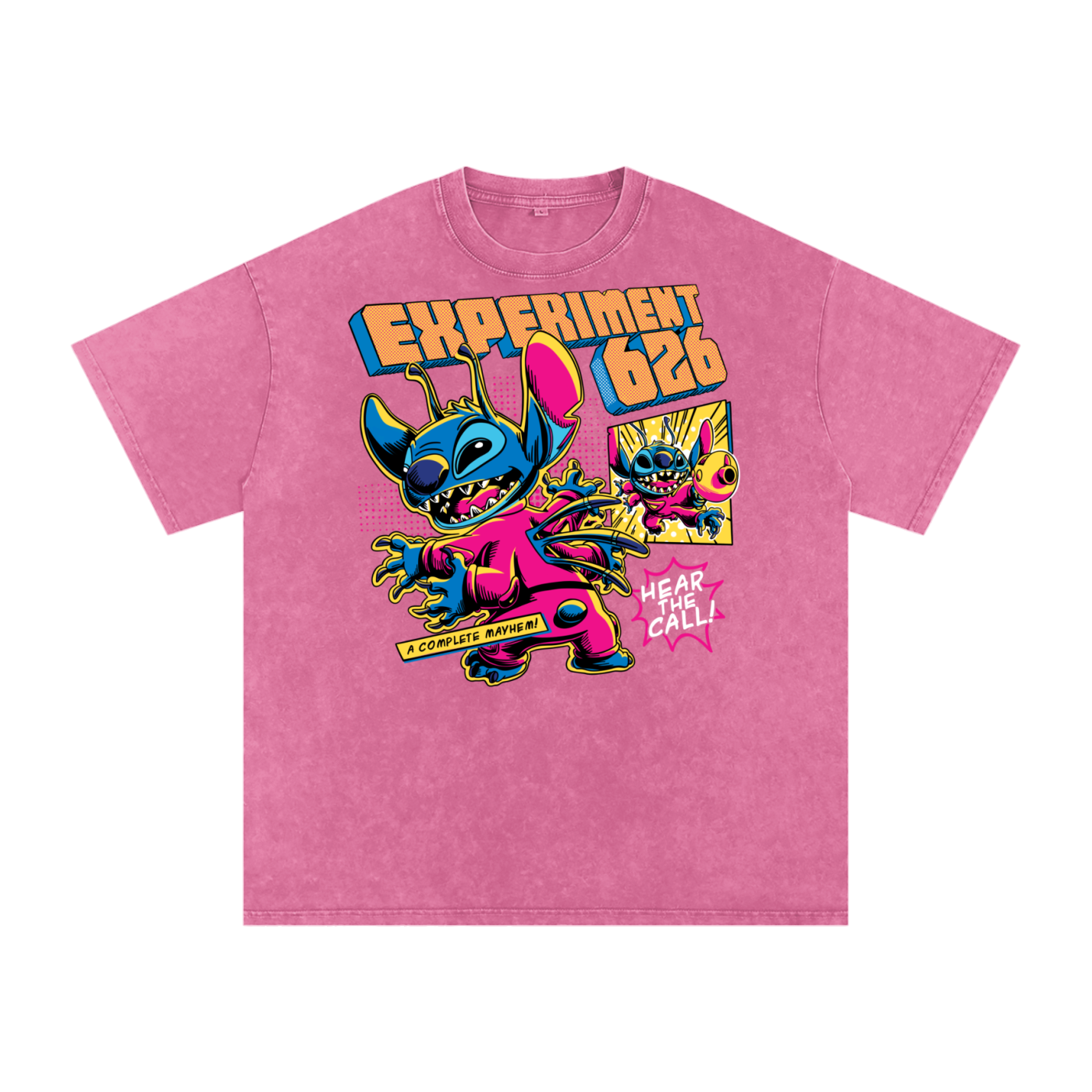Stitch Acid Wash Oversize T-Shirt