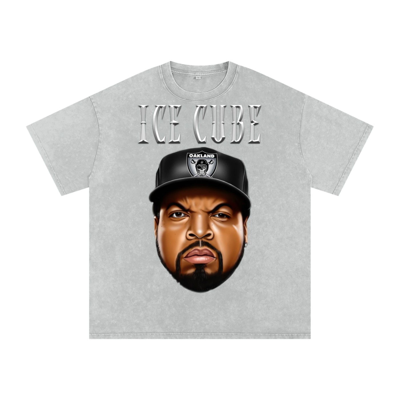 Ice Cube Acid Wash Oversize T-Shirt