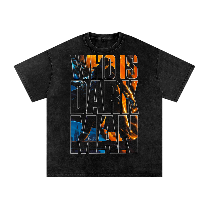 Darkman Acid Wash Oversize T-Shirt